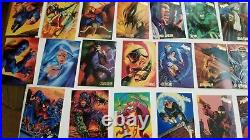 1995 Fleer Marvel Trading Card Set, 1-88 (4 & 57 Missing) & 94-150 (121 Missing)