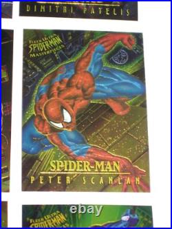 1995 Fleer ULTRA Spider-Man INSERT MASTERPIECES 9 Card Set VENOM CARNAGE MARVEL