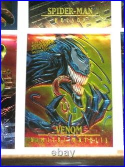 1995 Fleer ULTRA Spider-Man INSERT MASTERPIECES 9 Card Set VENOM CARNAGE MARVEL