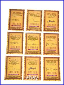 1995 Fleer ULTRA Spider-Man INSERT MASTERPIECES 9 Card Set VENOM CARNAGE MARVEL