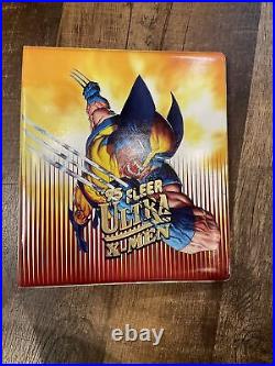 1995 Fleer Ultra Marvel X-Men BINDER With Complete Base-Set 150 Cards