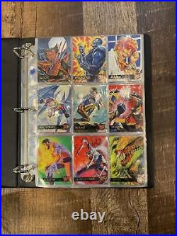 1995 Fleer Ultra Marvel X-Men BINDER With Complete Base-Set 150 Cards