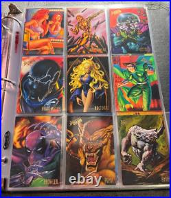 1995 Fleer Ultra Spider Man Nearly Complete Full Collection+GWeb Holo Chromium