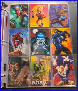 1995 Fleer Ultra Spider Man Nearly Complete Full Collection+GWeb Holo Chromium