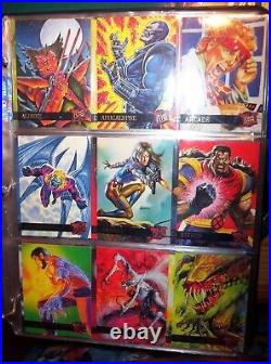 1995 Fleer Ultra X-Men BASE 150 CARD Set! WOLVERINE! SPRING BREAK! MARVEL