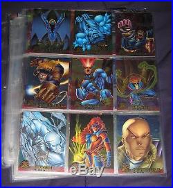1995 Fleer Ultra X-Men Chromium GOLD SIGNATURE Parallel Set of 99 Cards, Marvel