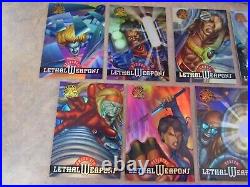 1995 Fleer Ultra X-men All Chromium Complete Base & Lethal Weapons Set + Promo