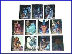 1995 Fleer Ultra X-men Chromium 100 Card Set Marvel Haunted Mansion Deadpool