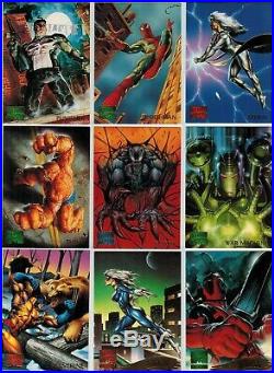 1995 MARVEL MASTERPIECES SERIES IV 4 FLEER COMPLETE CARD SET #1-151 X-Men