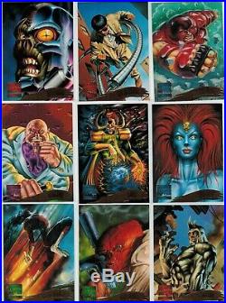 1995 MARVEL MASTERPIECES SERIES IV 4 FLEER COMPLETE CARD SET #1-151 X-Men