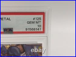 1995 MARVEL UNIVERSE Trading Card WOLVERINE #125 X-MEN graded PSA GEM MINT 10