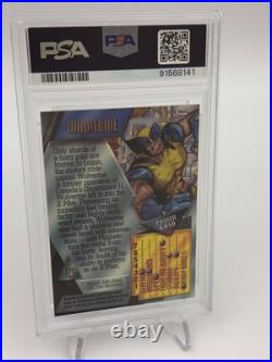 1995 MARVEL UNIVERSE Trading Card WOLVERINE #125 X-MEN graded PSA GEM MINT 10