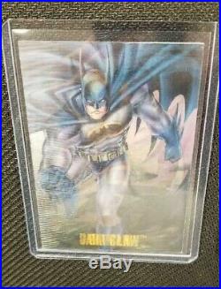 1995 MARVEL vs DC BATMAN WOLVERINE MIRAGE 2 of 2 CARD ULTRA RARE DARK CLAW mint
