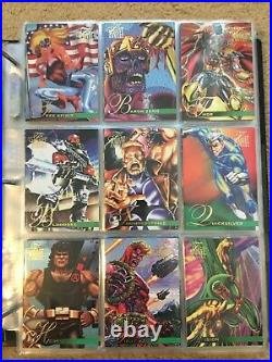 1995 Marvel Flair Annual Trading Cards COMPLETE BASE SET, #1-150 NM/M! Fleer