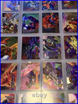 1995 Marvel Flair Powerblast 24 Card Full Set Plus Extras