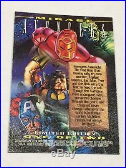 1995 Marvel Masterpieces Avengers MIRAGE Card Extremely Rare NM/M
