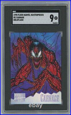 1995 Marvel Masterpieces Carnage Holoflash SGC 9