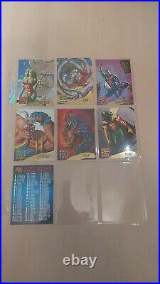 1995 Marvel Masterpieces Complete Set #1-#151 PLUS 3 Emotion Signature Series