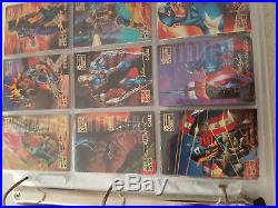 1995 Marvel Masterpieces Complete Set / Mirage / E-motion / Holoflash / Canvas