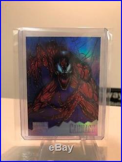 1995 Marvel Masterpieces Holoflash Insert Chase Set of 8 Cards Thanos Venom