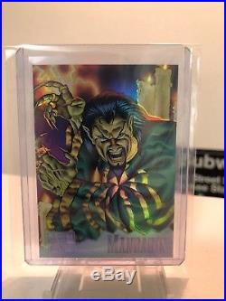 1995 Marvel Masterpieces Holoflash Insert Chase Set of 8 Cards Thanos Venom