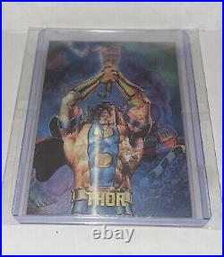 1995 Marvel Masterpieces MIRAGE AVENGERS#1 Insert Card Thor Hulk Captain America