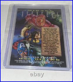 1995 Marvel Masterpieces MIRAGE AVENGERS#1 Insert Card Thor Hulk Captain America