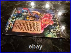 1995 Marvel Masterpieces Mirage Avengers 1 of 2 Insert Card Excellent Condition