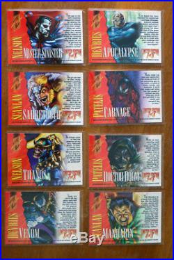 1995 Marvel Masterpieces Mirage/holo/canvas/E-motion/Base/Promo complete set