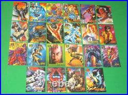 1995 Marvel Masterpieces Series 4 Complete Canvas Insert 22 Card Set Spider-man