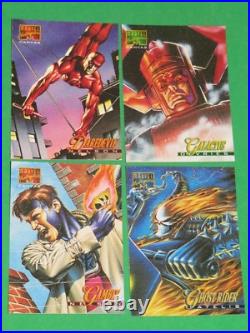 1995 Marvel Masterpieces Series 4 Complete Canvas Insert 22 Card Set Spider-man