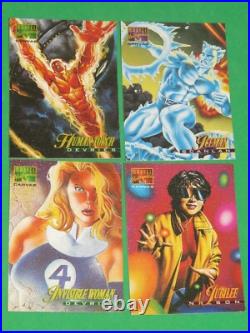 1995 Marvel Masterpieces Series 4 Complete Canvas Insert 22 Card Set Spider-man