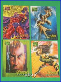 1995 Marvel Masterpieces Series 4 Complete Canvas Insert 22 Card Set Spider-man