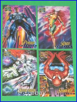 1995 Marvel Masterpieces Series 4 Complete Canvas Insert 22 Card Set Spider-man
