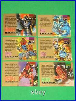 1995 Marvel Masterpieces Series 4 Complete Canvas Insert 22 Card Set Spider-man