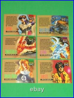 1995 Marvel Masterpieces Series 4 Complete Canvas Insert 22 Card Set Spider-man