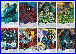 1995 Marvel Masterpieces Series IV 4 Foil Holoflash 8 Card Insert Chase Set