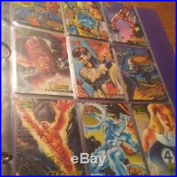 1995 Marvel Masterpieces Set Holoflash and Canvas free shipping