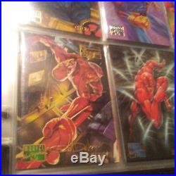 1995 Marvel Masterpieces Set Holoflash and Canvas free shipping