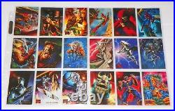 1995 Marvel Masterpieces Trading Cards COMPLETE BASE SET 1-151 NM/M