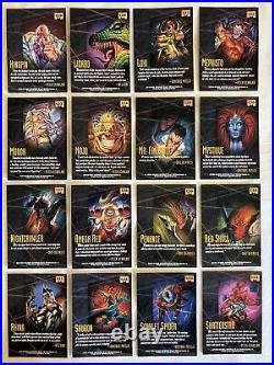 1995 Marvel Masterpieces Trading Cards COMPLETE BASE SET, #1-151 NM/M! Fleer