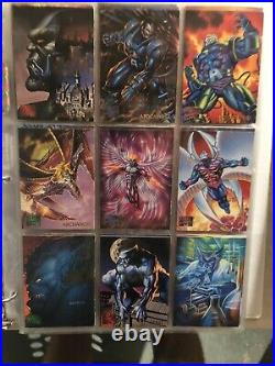1995 Marvel Masterpieces Trading Cards COMPLETE BASE SET, #1-151 NO RESERVE