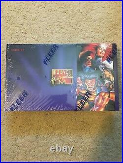 1995 Marvel Masterpieces Trading Cards SEALED UNOPENED BOX 36 Packs! Fleer