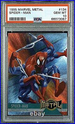 1995 Marvel Metal #134 Spider-Man PSA 10? RARE