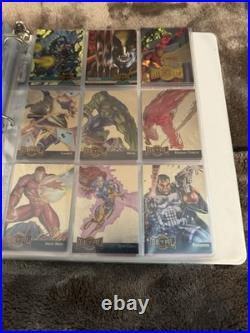 1995 Marvel Metal 137 Card Set Complete + 18 GOLD 18 METAL Wrapped Promo