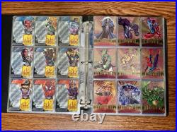 1995 Marvel Metal Complete Set (1-138) 18 Red & Gold Blaster, 16 Silver Flasher 1995 Marvel Metal Complete Set (1-138) 18 Red & Gold Blaster, 16 Silver Flasher