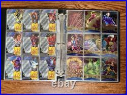 1995 Marvel Metal Complete Set (1-138) 18 Red & Gold Blaster, 16 Silver Flasher 1995 Marvel Metal Complete Set (1-138) 18 Red & Gold Blaster, 16 Silver Flasher