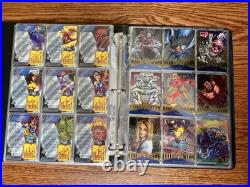 1995 Marvel Metal Complete Set (1-138) 18 Red & Gold Blaster, 16 Silver Flasher 1995 Marvel Metal Complete Set (1-138) 18 Red & Gold Blaster, 16 Silver Flasher