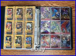 1995 Marvel Metal Complete Set (1-138) 18 Red & Gold Blaster, 16 Silver Flasher 1995 Marvel Metal Complete Set (1-138) 18 Red & Gold Blaster, 16 Silver Flasher