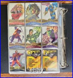 1995 Marvel Metal Complete Set (1-138) 18 Red & Gold Blaster, 16 Silver Flasher 1995 Marvel Metal Complete Set (1-138) 18 Red & Gold Blaster, 16 Silver Flasher